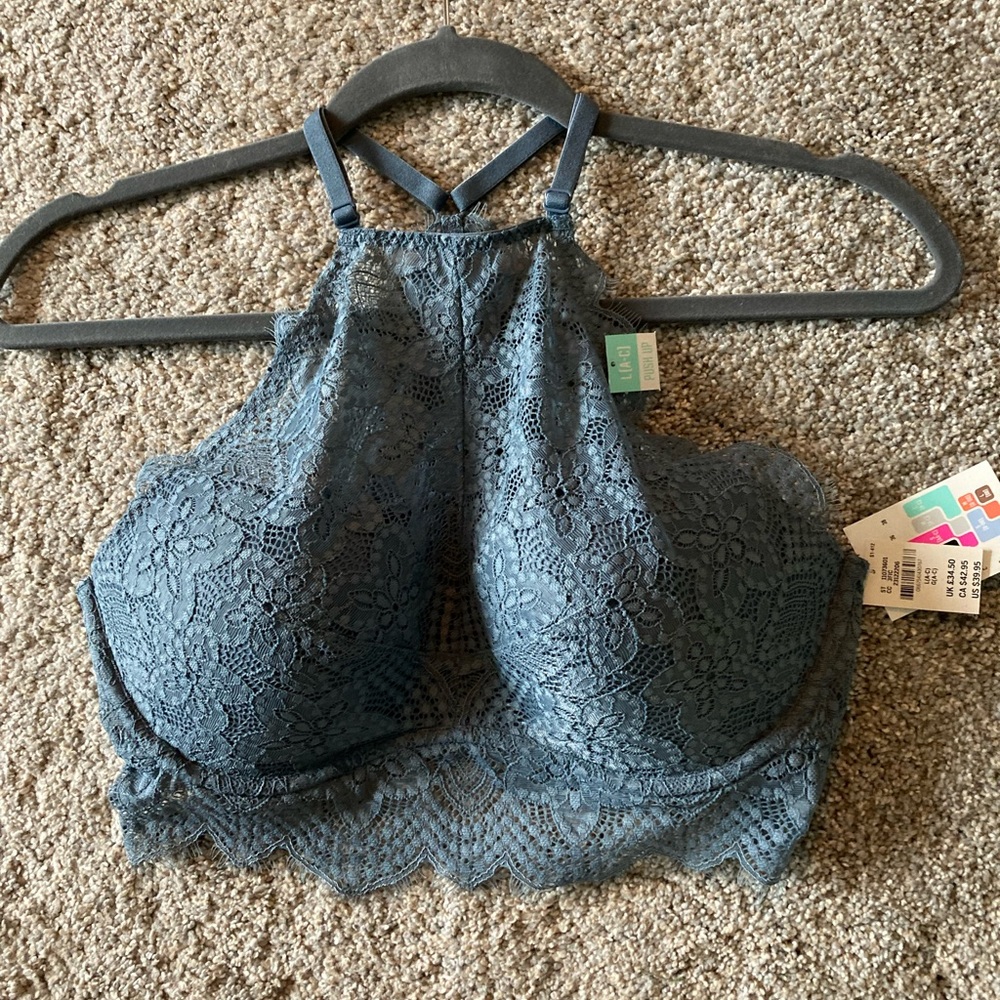 Victoria's Secret High Neck Lace Bra